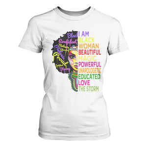 Black History T Shirt For Women I Am The Storm Women Juneteenth TS01 White Print Your Wear