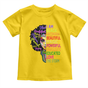 Black History Toddler T Shirt I Am The Storm Women Juneteenth TS01 Daisy Print Your Wear