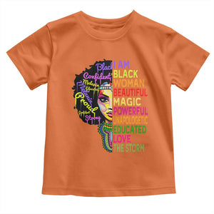 Black History Toddler T Shirt I Am The Storm Women Juneteenth TS01 Orange Print Your Wear
