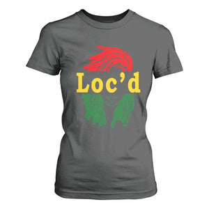 Locd Hair Girl T Shirt For Women Black Woman Melanin Girl Juneteenth TS01 Dark Heather Print Your Wear