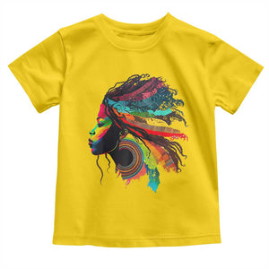 Proud Afro Roots Toddler T Shirt Rainbow Dashiki African Tribal Woman Natural Hair TS01 Daisy Print Your Wear