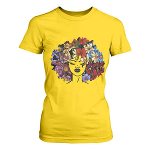 Black History T Shirt For Women For Women Afro Flower Hair Juneteenth TS01 Daisy Print Your Wear
