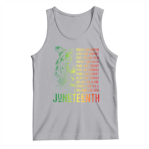 Juneteenth Tank Top Dream Like Leaders TS01 Athletic Heather Print Your Wear