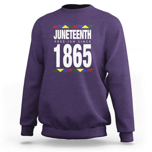 Free Ish Since 1865 Sweatshirt TS01 Purple Printyourwear
