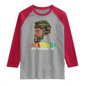 Juneteenth 1865 King Raglan Shirt June 19th Black Freedom African American History TS01 Sport Gray Red Print Your Wear