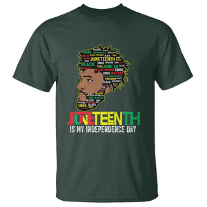 Juneteenth Celebrating Black Freedom African American 1865 T Shirt TS01 Dark Forest Green Printyourwear
