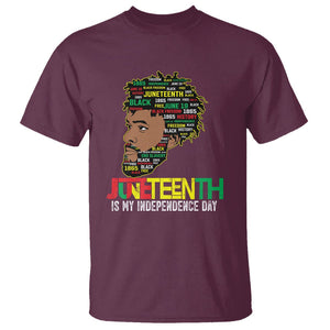 Juneteenth Celebrating Black Freedom African American 1865 T Shirt TS01 Maroon Printyourwear