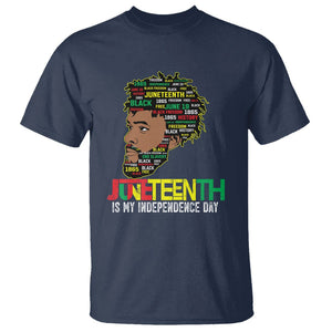 Juneteenth Celebrating Black Freedom African American 1865 T Shirt TS01 Navy Printyourwear