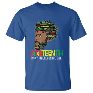 Juneteenth Celebrating Black Freedom African American 1865 T Shirt TS01 Royal Blue Printyourwear