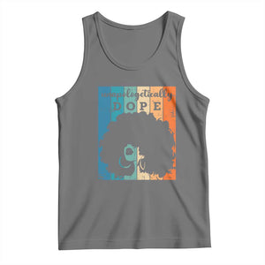 Unapologetically Dope Black Tank Top African American Pride TS01 Black Heather Print Your Wear