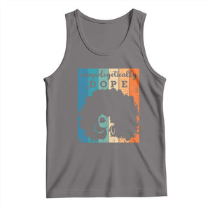 Unapologetically Dope Black Tank Top African American Pride TS01 Deep Heather Print Your Wear