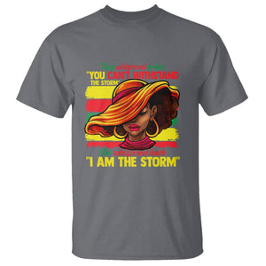 Proud Black African American Ladies Black History Month T Shirt TS01 Charcoal Printyourwear