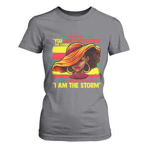 Proud Black African American Ladies T Shirt For Women Black History Month TS01 Charcoal Print Your Wear