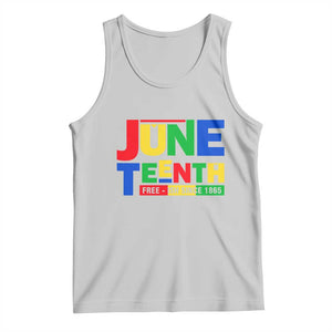 Juneteenth Free Ish Since 1865 Tank Top TS01 Ash Print Your Wear