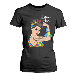 Autism Mom T Shirt For Women Unbreakable Woman TS01 Black Printyourwear