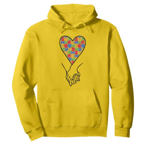 Heart Autism Awareness Hoodie Spectrum Puzzle Piece Together Love Support TS01 Daisy Printyourwear