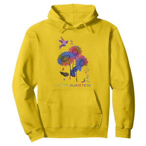 Autism Awareness Hoodie Colorful Sunflower With Bird Spectrum Ribbon TS01 Daisy Printyourwear