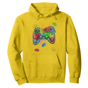 Autism Awareness Gamer Hoodie Video Game Control Puzzle Piece TS01 Daisy Printyourwear