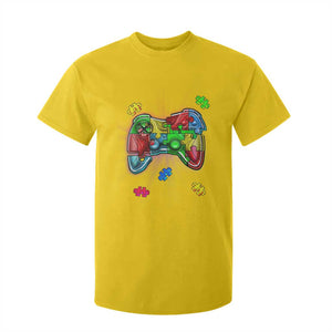 Autism Awareness Gamer T Shirt For Kid Video Game Control Puzzle Piece TS01 Daisy Printyourwear