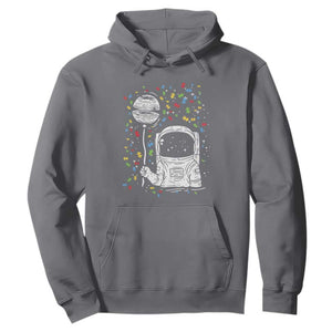 Astronaut Autism Hoodie TS01 Charcoal Printyourwear