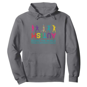 Proud Autism Hoodie Seeing The World From A Different Angle TS01 Charcoal Printyourwear