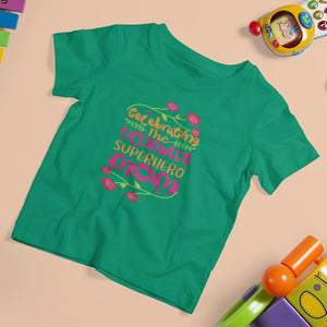 Happy Mother's Day T Shirt For Kid Celebrating Ultimate Super Hero Mom TS01 Irish Green Printyourwear