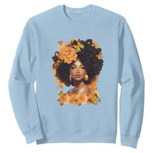 Black Women Unapologetically Dope Juneteenth Black History Sweatshirt TS01 Light Blue Printyourwear