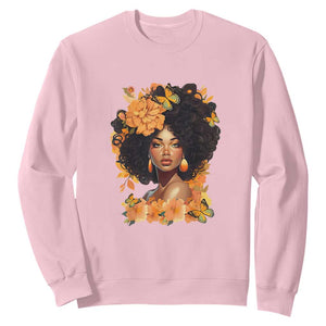 Black Women Unapologetically Dope Juneteenth Black History Sweatshirt TS01 Light Pink Printyourwear