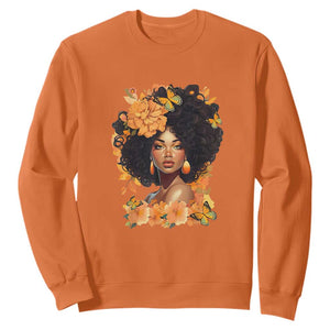 Black Women Unapologetically Dope Juneteenth Black History Sweatshirt TS01 Orange Printyourwear