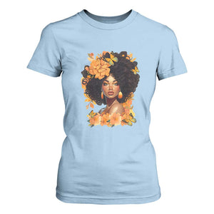 Black Women Unapologetically Dope Juneteenth Black History T Shirt For Women TS01 Light Blue Print Your Wear