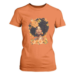 Black Women Unapologetically Dope Juneteenth Black History T Shirt For Women TS01 Orange Print Your Wear