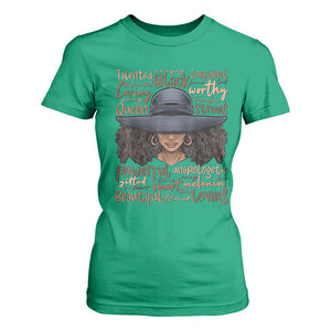 African Black History T Shirt For Women African American Ladies Juneteenth TS01 Irish Green Print Your Wear