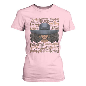 African Black History T Shirt For Women African American Ladies Juneteenth TS01 Light Pink Print Your Wear