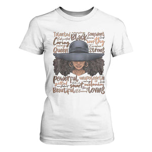 African Black History T Shirt For Women African American Ladies Juneteenth TS01 White Print Your Wear