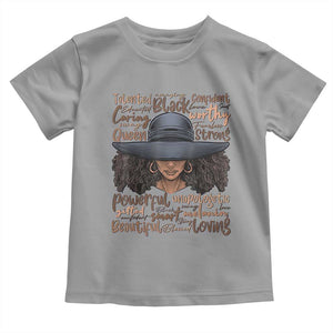 African Black History Toddler T Shirt African American Ladies Juneteenth TS01 Sport Gray Print Your Wear