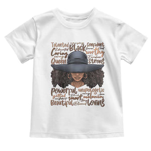 African Black History Toddler T Shirt African American Ladies Juneteenth TS01 White Print Your Wear