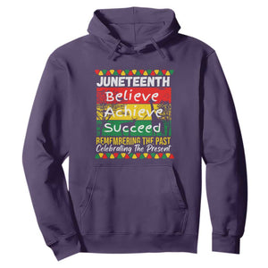 Juneteenth Is My Independence Day Black Pride Melanin Hoodie TS01 Purple Printyourwear