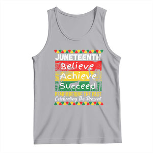 Juneteenth Is My Independence Day Tank Top Black Pride Melanin TS01 Athletic Heather Print Your Wear