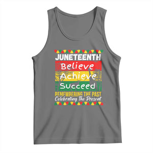 Juneteenth Is My Independence Day Tank Top Black Pride Melanin TS01 Black Heather Print Your Wear