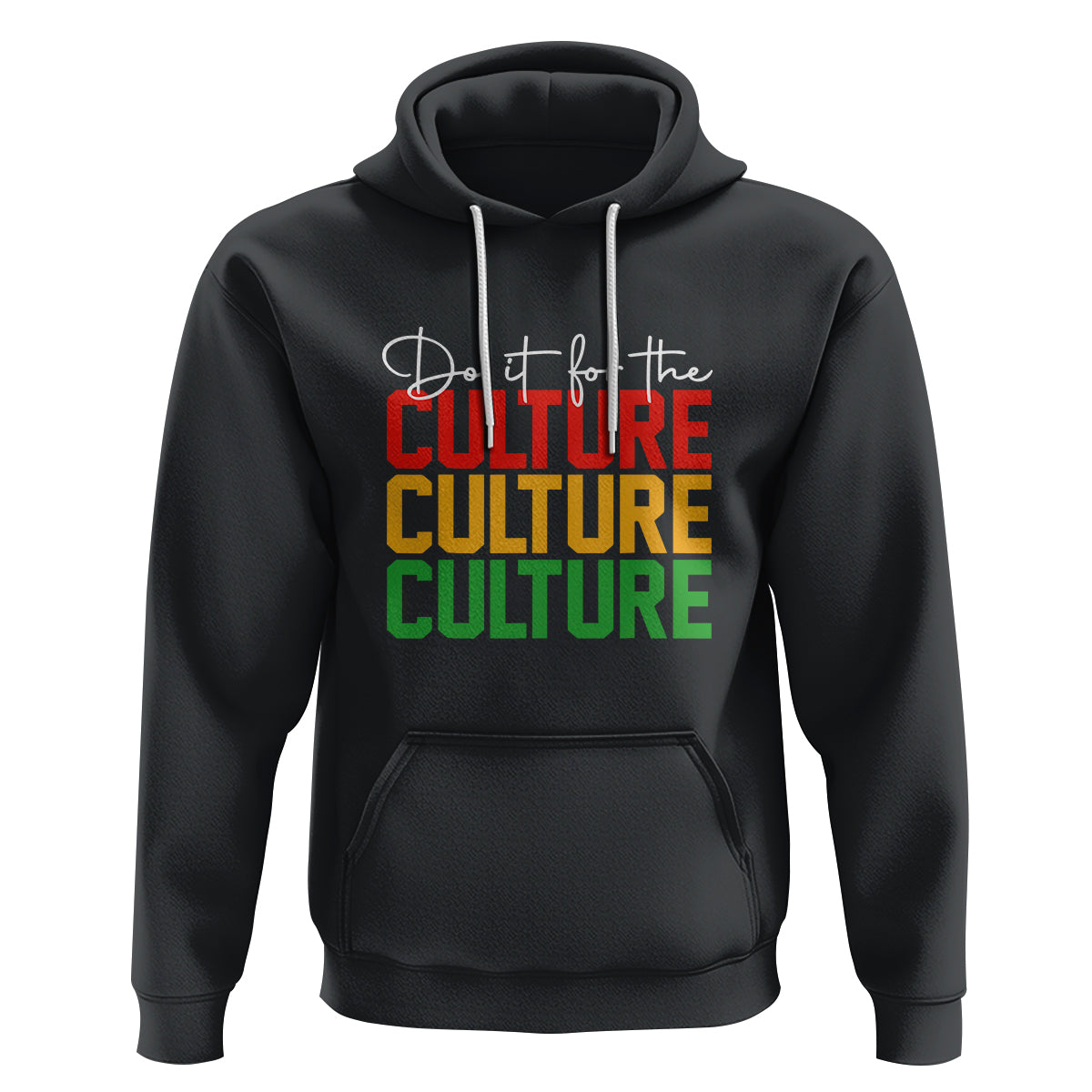 Do It For The Culture Juneteenth Hoodie TS01 Black Printyourwear