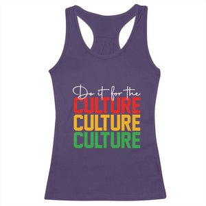 African Pride Racerback Tank Top Do It For The Culture TS01 Purple Print Your Wear