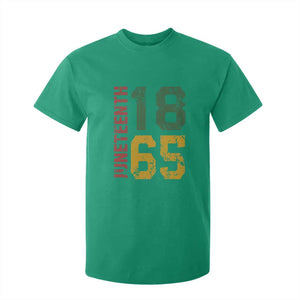 Juneteenth T Shirt For Kid Celebrating Freedom In African History Since 1865 TS01 Irish Green Print Your Wear