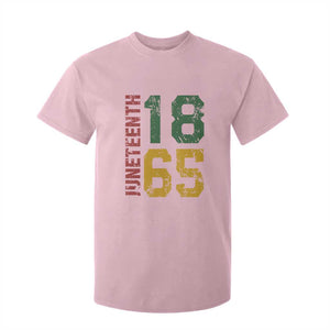 Juneteenth T Shirt For Kid Celebrating Freedom In African History Since 1865 TS01 Light Pink Print Your Wear