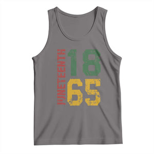 Juneteenth Tank Top Celebrating Freedom In African History Since 1865 TS01 Deep Heather Print Your Wear
