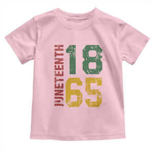 Juneteenth Toddler T Shirt Celebrating Freedom In African History Since 1865 TS01 Light Pink Print Your Wear