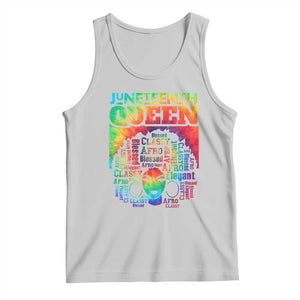 Juneteenth Afro Queen Tank Top Melanin Black Women Magic Tie Dye TS01 Ash Print Your Wear
