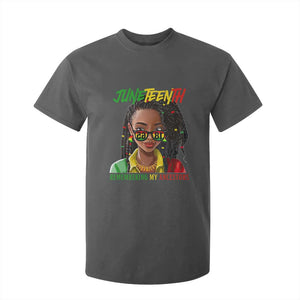 Black Prince Juneteenth 1865 T Shirt For Kid Loc'd Hair Remembering My Ancestor for Women TS01 Dark Heather Print Your Wear
