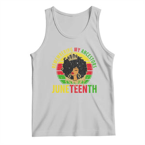 Vintage Juneteenth Tank Top Remembering My Ancestors TS01 Ash Print Your Wear