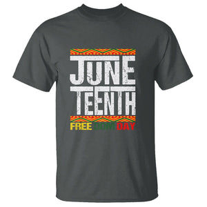 Freedom Day T Shirt Juneteenth Since 1865 Black History Month TS01 Dark Heather Printyourwear