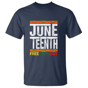 Freedom Day T Shirt Juneteenth Since 1865 Black History Month TS01 Navy Printyourwear